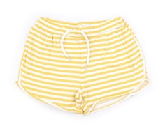 Name It pale marigold striped shorts
